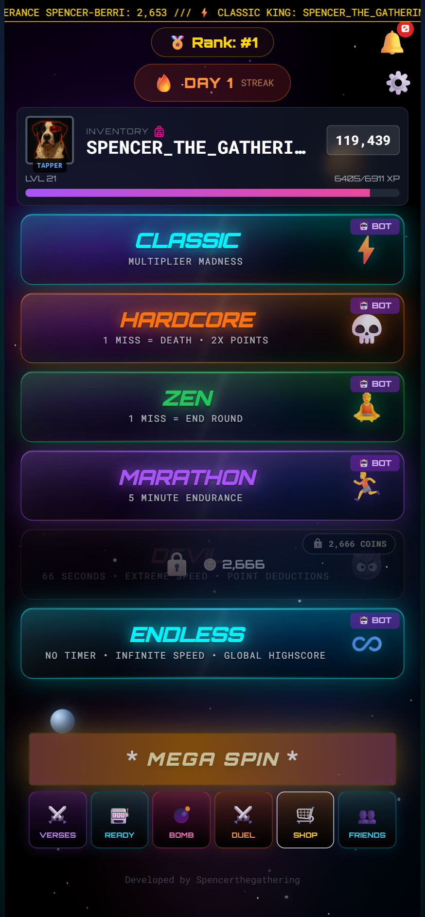 Quantum Button screenshot 1